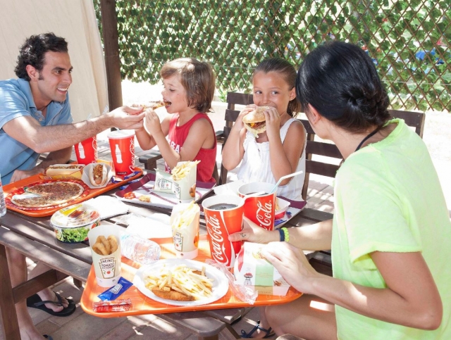 Menus en la cafeteria
